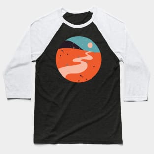 Starry Night in Grasslands | Nature lover Baseball T-Shirt